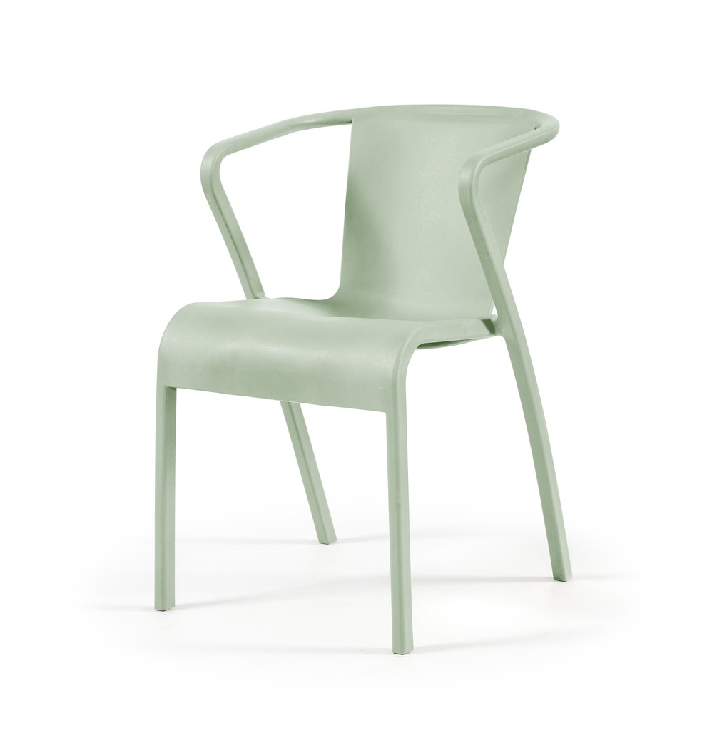 Cadeira em polipropileno, modelo LUSA ARMCHAIR