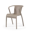 Cadeira em polipropileno, modelo LUSA ARMCHAIR