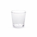 Copo de plástico transparente para shot, 2,5 cl