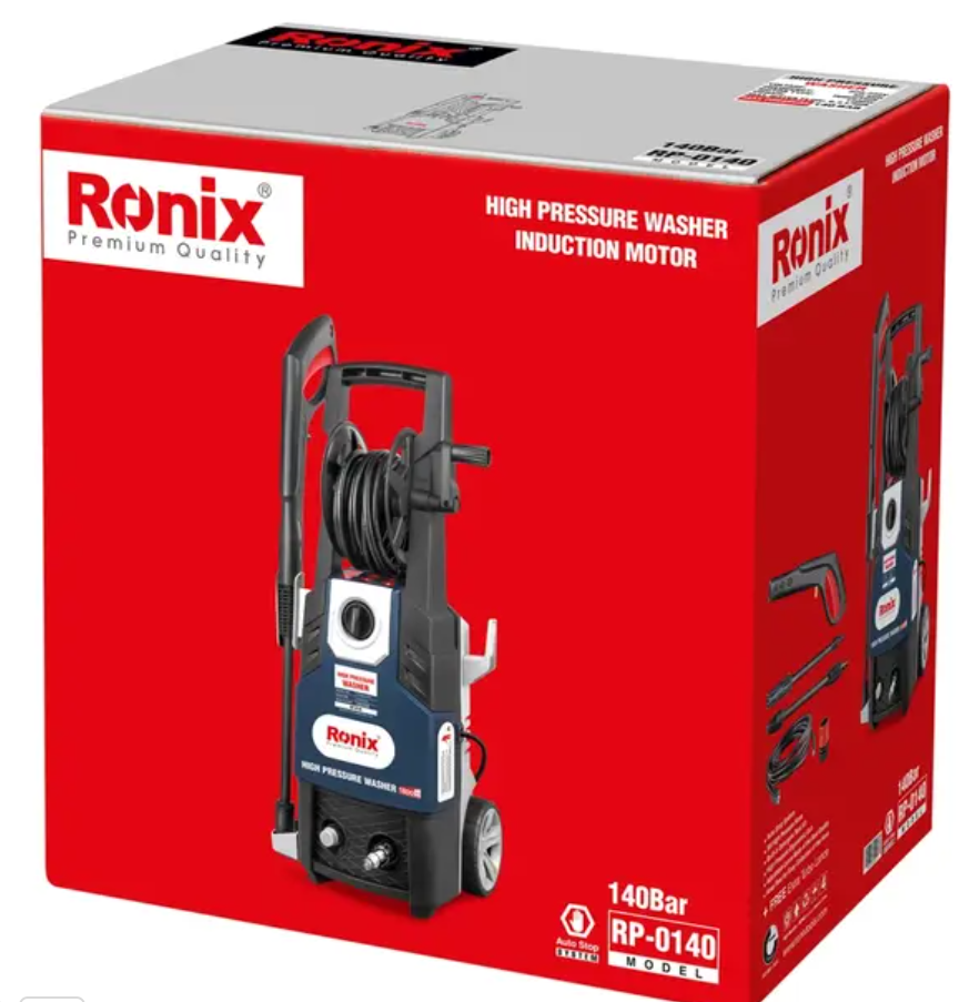 Lavadora de alta pressão I 140 Bar I 1800W I modelo RP 0140 I RONIX
