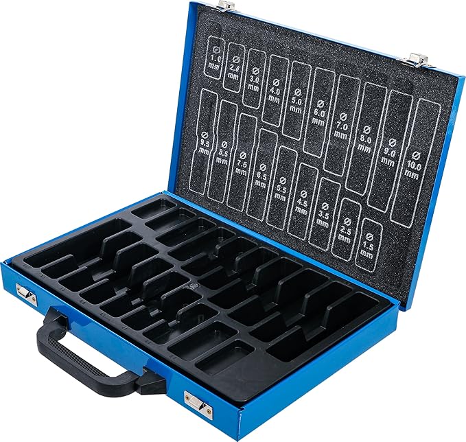 Caixa metálica vazia para brocas I modelo: M170 Leer I Capacidade 170 brocas Ø 1,0 – 10,0 mm x 13,0 mm