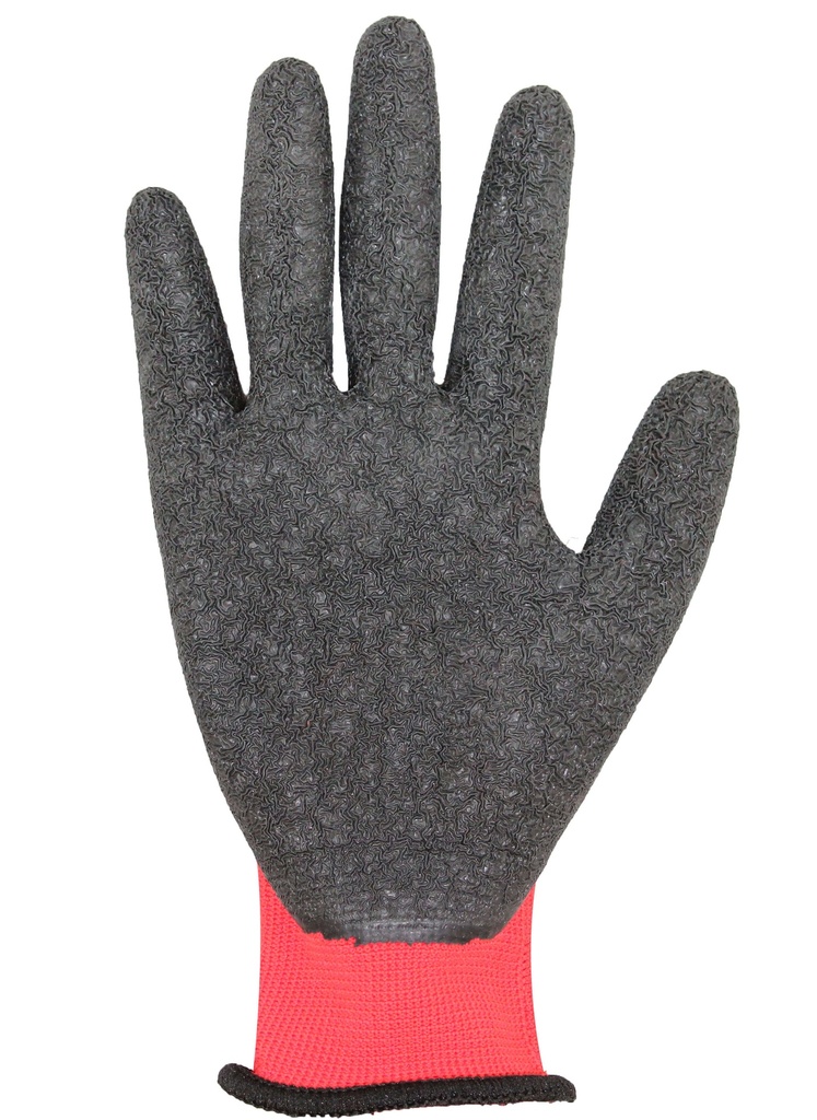 Luvas de suporte forrada a poliéster e nitrilo preto, modelo TITAN I MUNDOGUANTE - Tamanho 6 (XS)