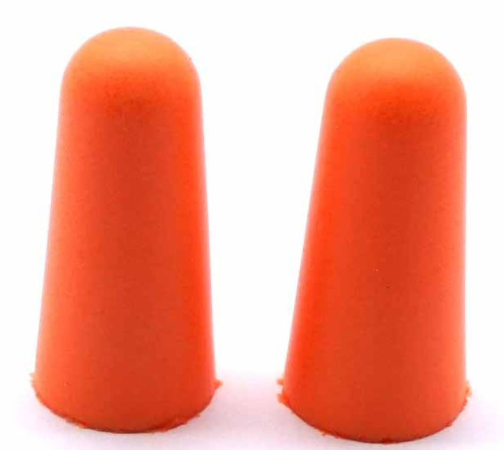 Tampões de proteção p/ ouvidos c/ fio em bolsa individual I cx de 200 pares I SNR 37 DB I SAFETOP