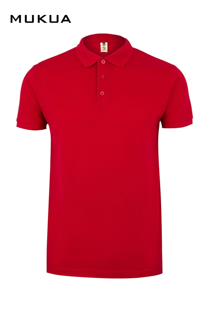 Polo unisexo manga curta, modelo: GIBSON MK215CV I VELILLA