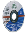 Disco de corte inox extrafino I medida: 115 x 1,0 x 22 I caixa: 25 unidades I STAYER