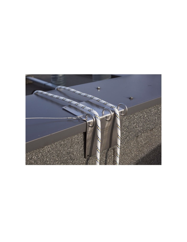 Protetor p/ linhas de vida em aço inox 180x 175,5 mm I SAFETOP
