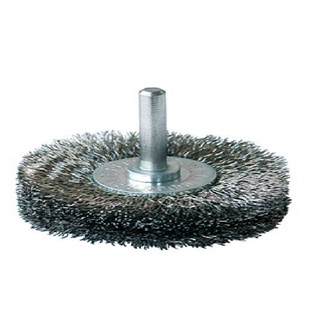 Escova circular catrabucha I medida: F-21Ø 60xM14x0,30 I fio ondulado em aço inox I FECIN (cópia)