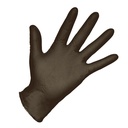 Luvas em nitrilo preto diamantadas I 8 micras 9,5 gramas I modelo: Dune I MUNDOGUANTE (pack 50 unidades) - Tamanho S