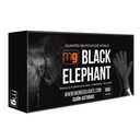 Luvas em nitrilo preto I 8 micras I modelo: Black Elephant I MUNDOGUANTE (pack 100 unidades) - Tamanho S