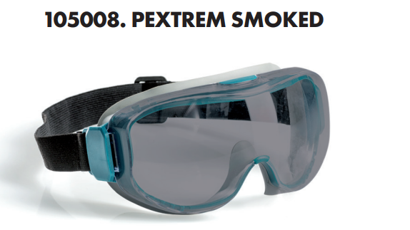 [SAFE009964-10508] Óculos de segurança I modelo: PEXTREM ESCURO I Caixa de 4 unidades I SAFETOP