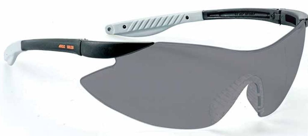[SAFE0010052-10635] Óculos de segurança I modelo: ARGO ESCURO I Caixa de 12 unidades I SAFETOP