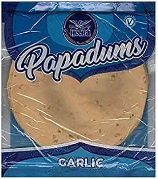 GARLIC PAPAD 80X200G HEERA