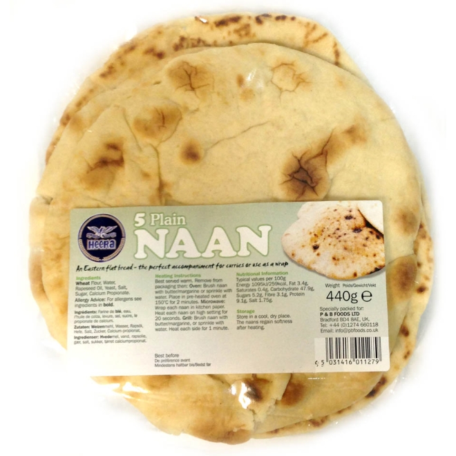 SUPER NAAN 12X5PK HEERA