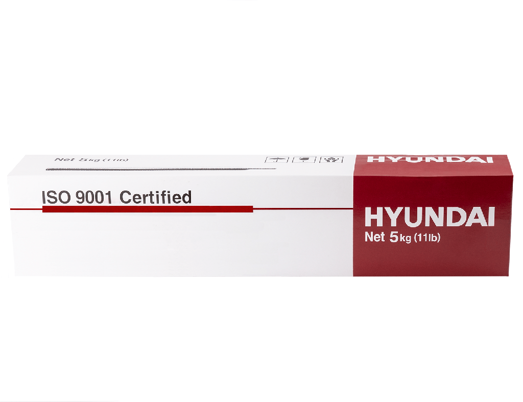 Elétrodo revestido para soldadura de aço carbono I S-6013LF DE 2.60x350 I caixa: 5kg/245 unidades I HYUNDAI WELDING (cópia)