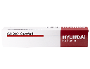 Elétrodo básico para soldadura I S-7018.G DE 3.20x350 I caixa: 5kg/145 unidades I HYUNDAI WELDING