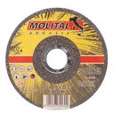Disco de corte inox I medida: 115 x 1.0 x 22 I caixa: 50 unidades I MOLITAL
