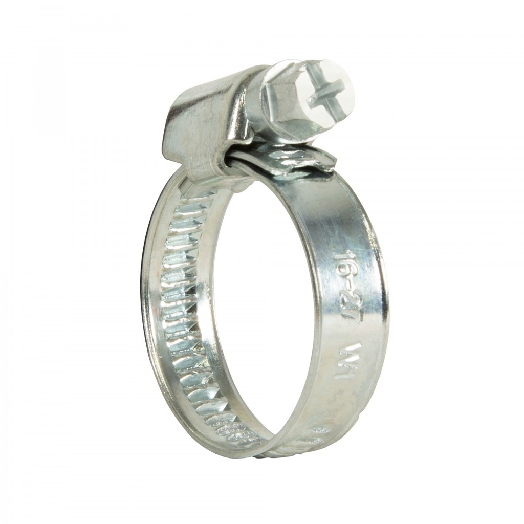 Abraçadeira sem fim DIN 3017 I Banda 9 mm I Inox W2 I Ø16-25