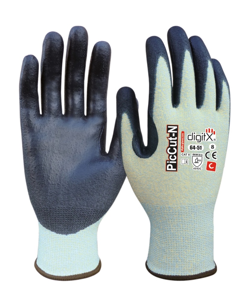 Luva  I pack 12 unid cX 60 pares I modelo: ACADIA I SAFETOP (cópia)