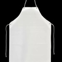 Avental impermeável em PVC e Acrílico I medida: 100x75cm I Côr: Branco I modelo AV-028
