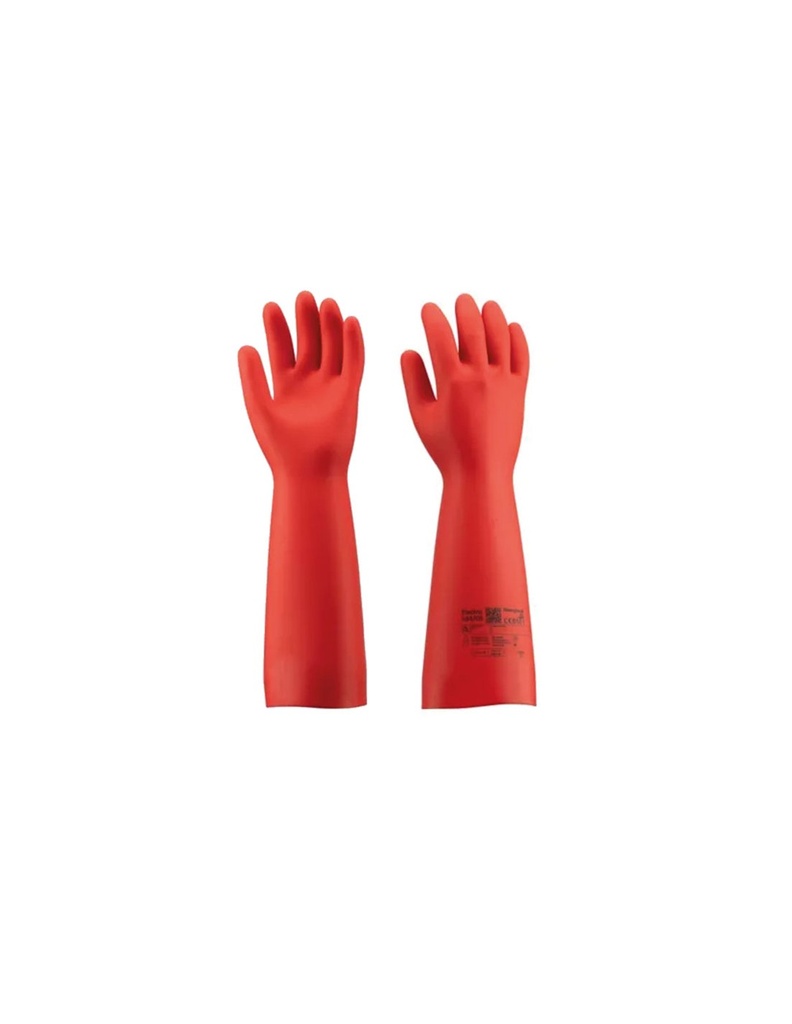 Luva látex dialétrica até 500 voltes I 1 par I modelo: ELECTRO CL-OO I SAFETOP