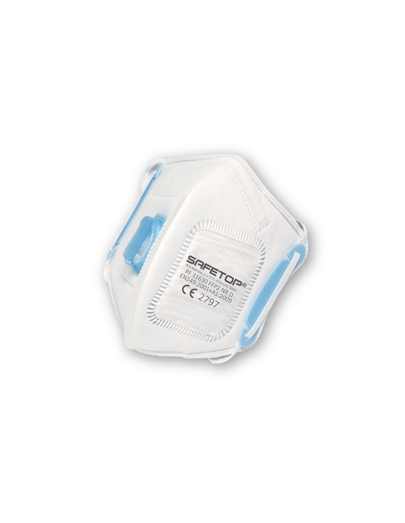 [SAFE15062-31640] Máscara válvula + membrana dobrável vertical FFP3 I SAFETOP