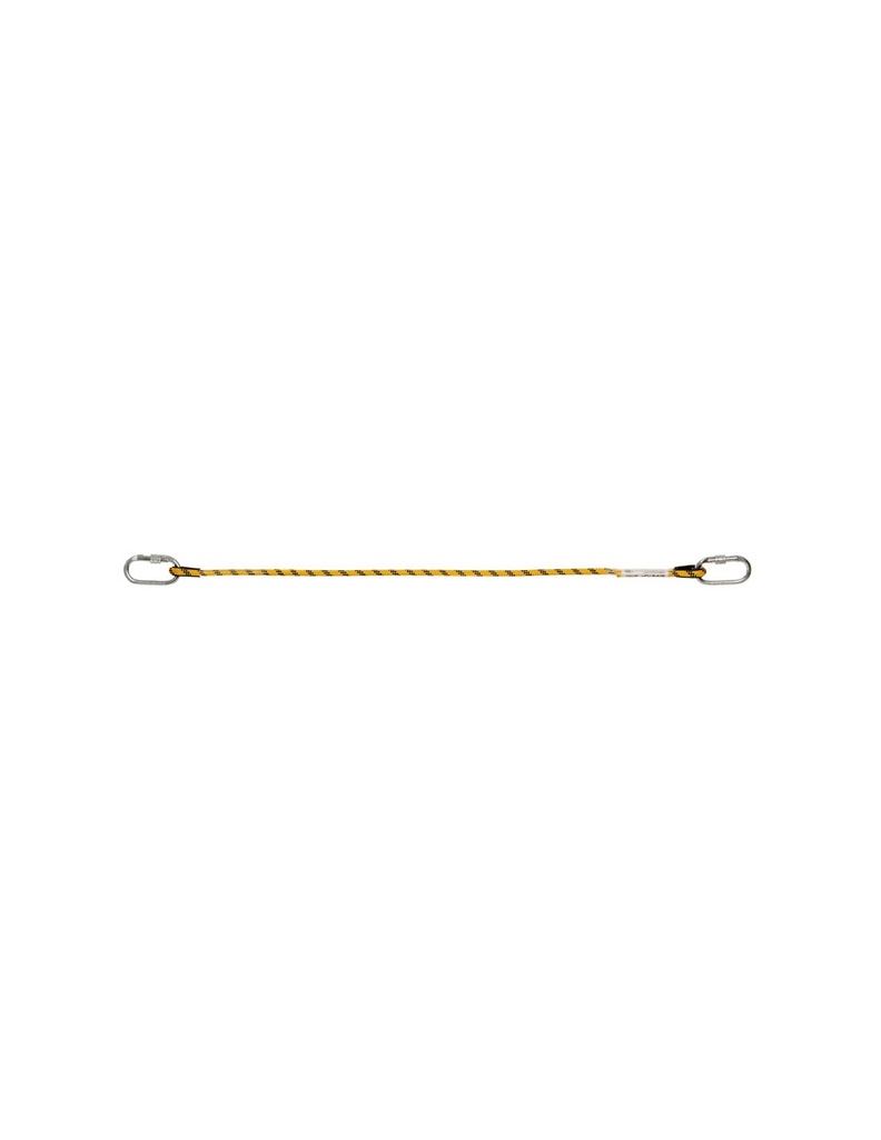[SAFE16068-80105] Corda 1,5 m de poliéster c/ 2 mosquetões 80112J I SAFETOP