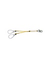 Corda dupla 2m absorvador + mosquetões maxi 83( abertura) I SAFETOP