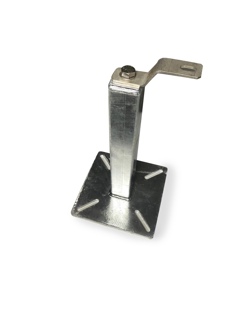 [SAFE16257-80187] Ancoragem poste c/base de 200x200 poste 400mm + anel de engate I SAFETOP