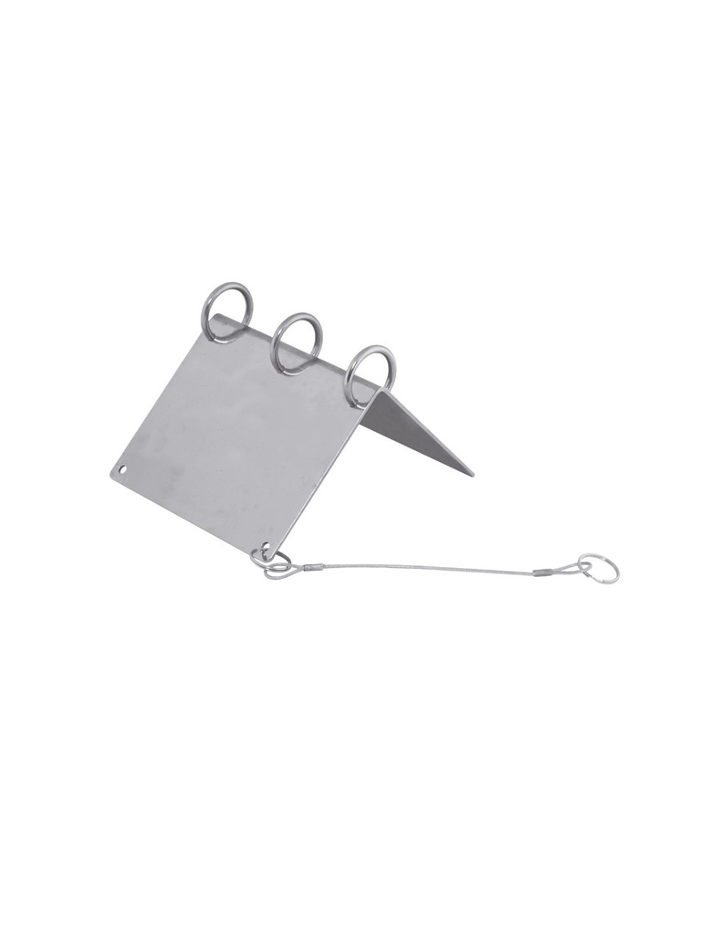 Protetor para linhas de vida em aço inox 180x 175,5 mm I SAFETOP