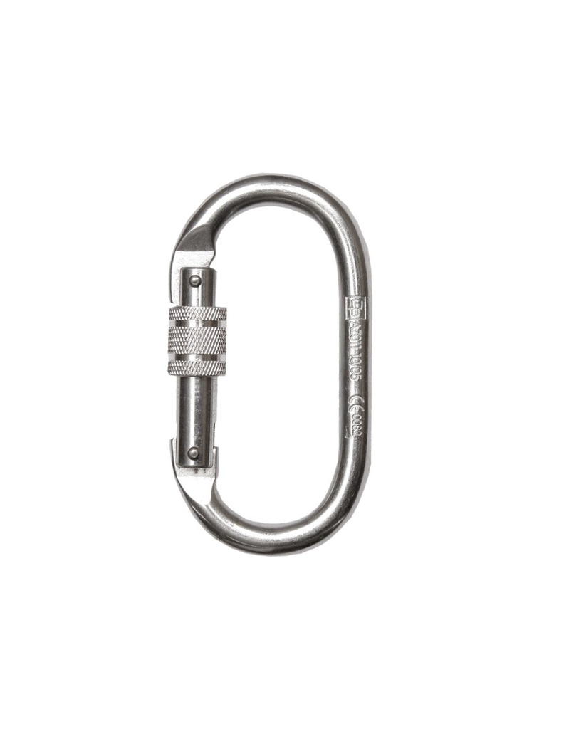 [SAFE16288-80112J] MOSQUETÃO de Rosca, de aço com abertura 19 mm I SAFETOP