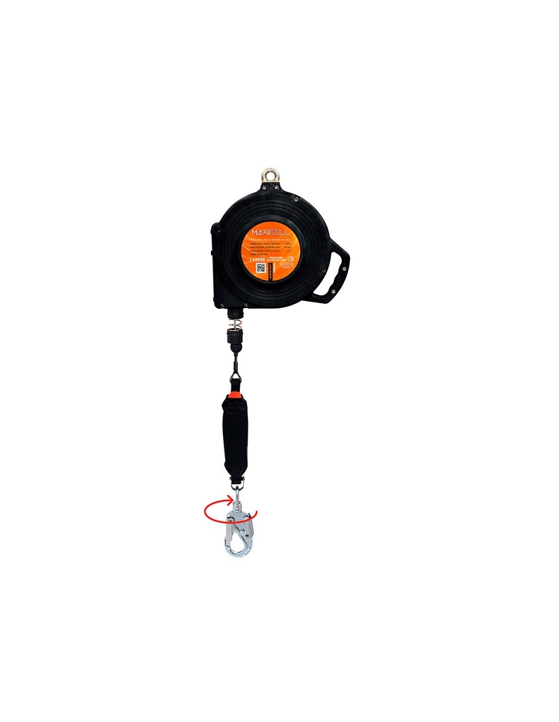 [SAFE16315-80806] MAXIROLL, Retrátil 6 m cabo uso Horizontal -Vertical 120 Kg  I SAFETOP