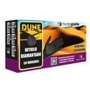 Luvas em nitrilo preto diamantadas I 8 micras 9,5 gramas I modelo: Dune I MUNDOGUANTE (pack 50 unidades) - Tamanho S