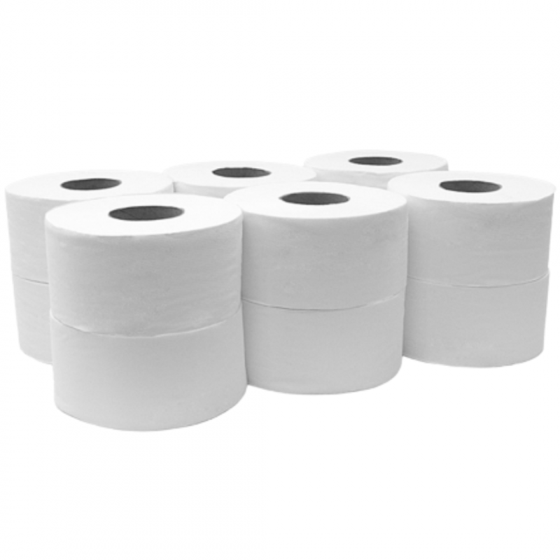 Papel higiénico Jumbo Renova, 90 mts  (Pack 12 rolos)