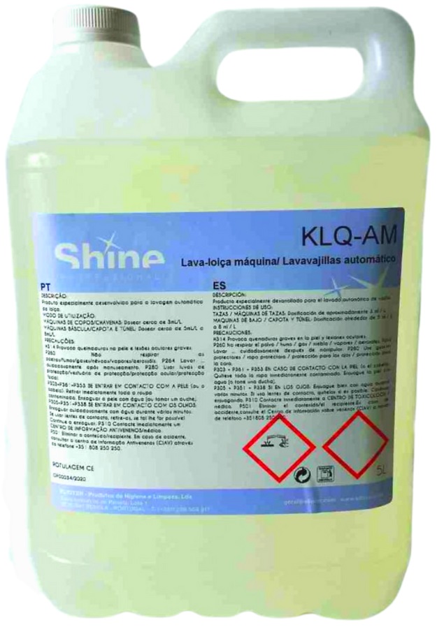 KLQ-AM I MAQ Dish, 5 litros: Detergente para lavagem automática de loiça - Águas médias