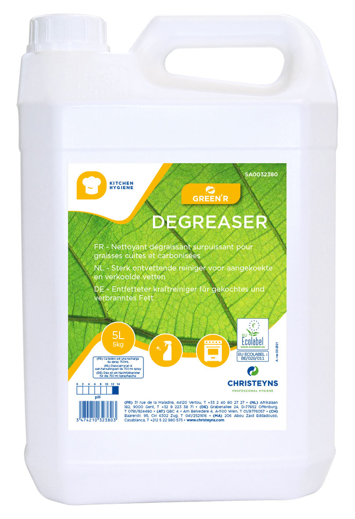 GREEN'R DEGREASER, 5 litros