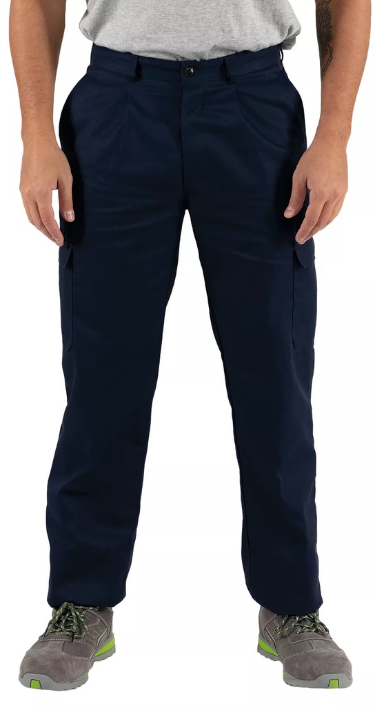 Calças multibolsos, 65% Poliester 35% Algodão (T-007)