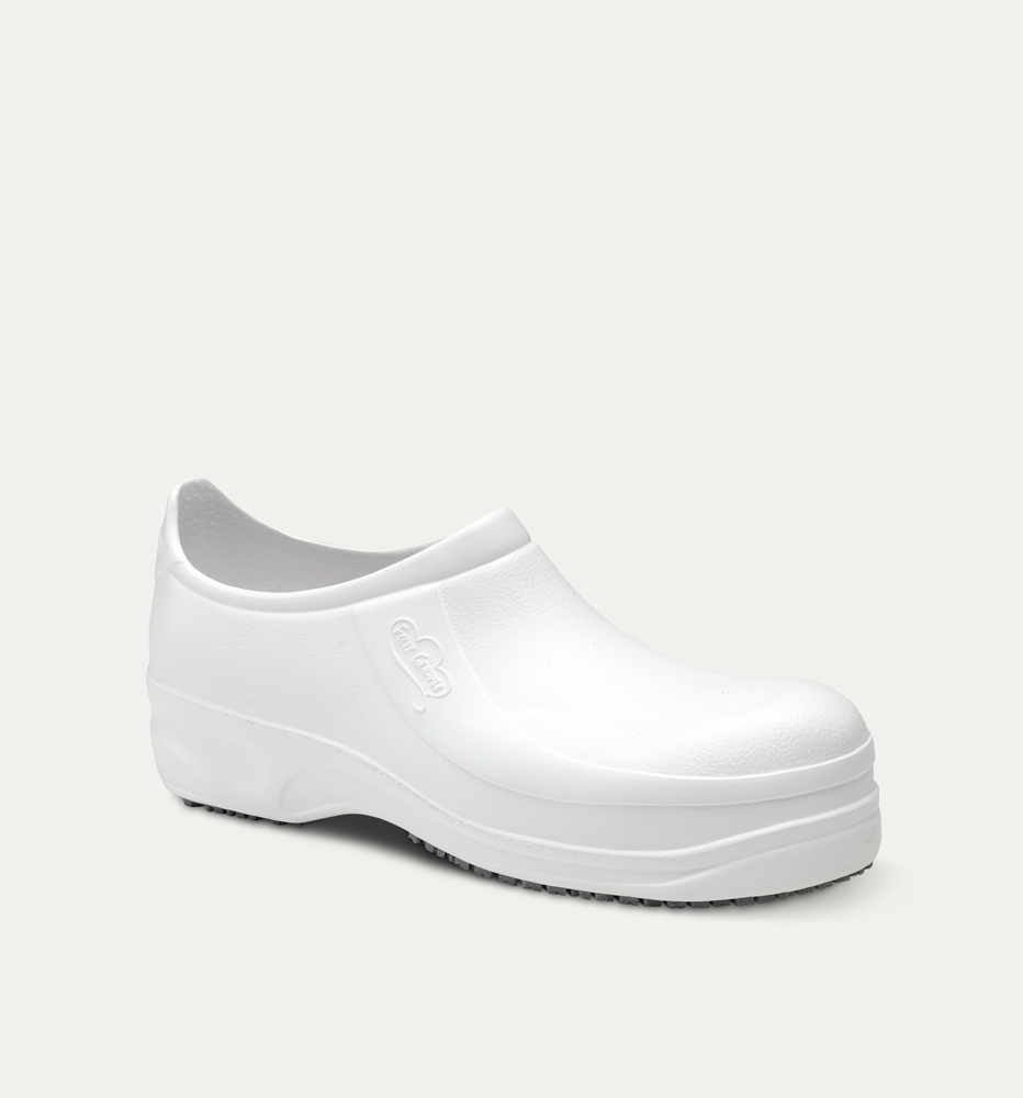 Sapato técnico modelo XTREM I biqueira reforçada em compósito I Branco I Feliz Caminar