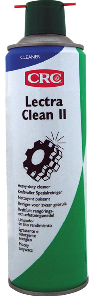 Lectra Clean II, 500 ml: Produto de limpeza solvente com elevado ponto de inflamação para contaminantes pesados em peças mecânicas I CRC