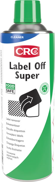 Label Off Super 400Ml: Mistura de solventes concebida para a remoção de etiquetas de papel autoadesiva I CRC