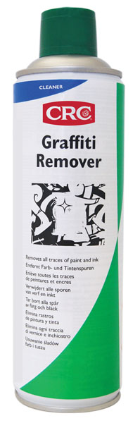 Graffiti Remover 400Ml: Mistura espessa de solventes miscíveis em água, concebida para dissolver ràpida e facilmente tintas e graffit I CRC