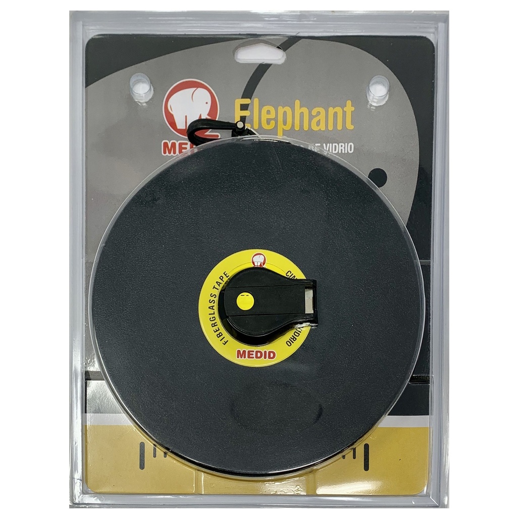 Fita métrica de fibra de vidro fluorescente, 30 metros I MEDID