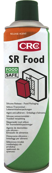 SR Food, 500ml: Desmoldante à de silicone de qualidade alimentar I CRC