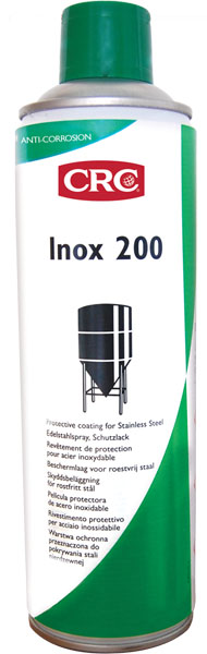 Inox 200 500ml: Revestimento protetor monocomponente c/aspeto de aço inoxidável I CRC