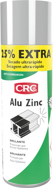 Alu Zinc 500ml: Combate o óxido e a corrosão pela ação galvânica I CRC