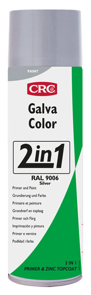 Galvacolor 9006 prata, 500ml: Primário de fosfato de zinco 2 em 1 semibrilhante I CRC