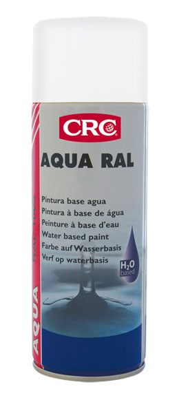Aqua Ral 9016 banco, 400ml: Tinta de secagem rápida flexivel resistente aos raios UV I CRC