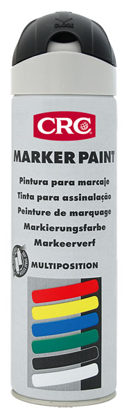 Marker Paint Preto 500ml: Tinta de marcação temporária à base de resinas acrílicas I CRC