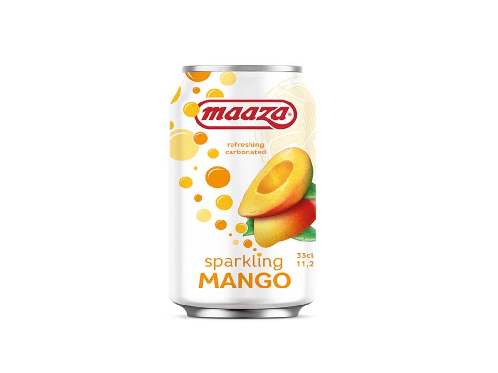 MANGO SPARKLING DRINK 24X330ML MAAZA