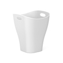 Papeleira sem tampa I Branco I 8 litros