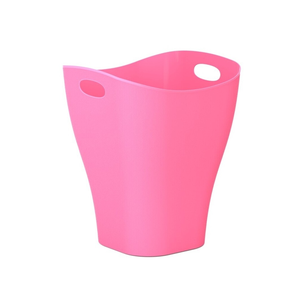 [PRAC009268-2041026] Papeleira sem tampa I Rosa I 16 litros
